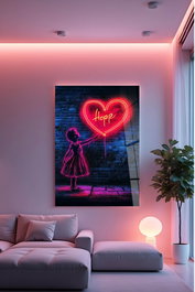 Wallity Pintura Decorativa de Vidrio Templado Multicolor 70 x 100 cm